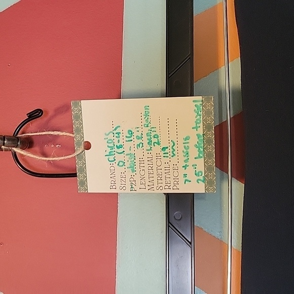 Chico's Women's Blue Ombre Fringe Francesca Fashion Skirt Chico's Size 0 (S-4) - Picture 3 of 13